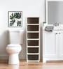 Cream Storage Rolling Cart With Wheels 6 Layer
