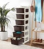 Cream Storage Rolling Cart With Wheels 6 Layer