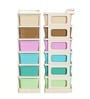 Cream Storage Rolling Cart With Wheels 6 Layer
