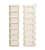 Cream Storage Rolling Cart With Wheels 7 Layer