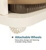 Cream Storage Rolling Cart With Wheels 7 Layer