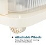 Cream Storage Rolling Cart With Wheels 7 Layer