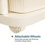 Cream Storage Rolling Cart With Wheels 7 Layer
