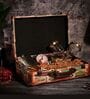 Storage Trunk Box Retro Number Plate Vintage Storage Box
