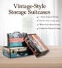 Storage Trunk Box Cycle Letters Vintage Storage Box