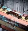 Storage Trunk Box Cycle Letters Vintage Storage Box