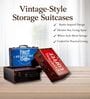 Storage Trunk Box Quality Coffee Vintage Storage Box