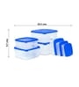 Varmora Store Fresh | Kitchen Storage Containers- Set of 7 | Stackable-Durable with Airtight Lids- 240ml, 400ml, 650ml, 1ltr, 1.5ltr, 2ltr, 3ltr
