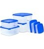 Varmora Store Fresh | Kitchen Storage Containers- Set of 7 | Stackable-Durable with Airtight Lids- 240ml, 400ml, 650ml, 1ltr, 1.5ltr, 2ltr, 3ltr