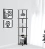 Storedge Book Shelf in Natural Finish with 5 tier