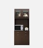 Storia Crockery Unit in Dark Elm Finish