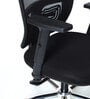 Storm Breathable Mesh Ergonomic Chair in Black Colour with headrest