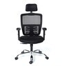 Storm Breathable Mesh Ergonomic Chair in Black Colour with headrest
