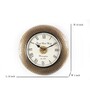 Story Brass MDF Wall Clock