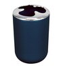 Dark Blue Plastic Counter Top Bathroom Accessories, Set of 4