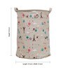 Story@Home Fabric Foldable Laundry Bag Basket with Carry Handle