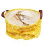 Story@Home Fabric Yellow Foldable Laundry Bag Basket with Carry Handle