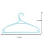 Story @ Home Plastic Hanger Set of 32 , Light Blue