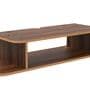 Straight MDF Set Top Box In Brown