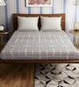 Multicolor Traditional 300 TC 100% Cotton Queen Sized Bed Sheets with 2 Pillow Covers