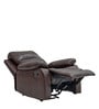 Stratus Leatherette Manual 1 Seater Recliner In Brown Colour