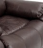 Stratus Leatherette Manual 1 Seater Recliner In Brown Colour