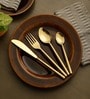Stream Cutlery Set Gold