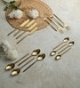 Stream Cutlery Set Gold