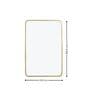Streamline Gold Wall 69 cm Mirror