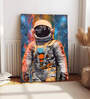 Stretched Canvas Painting Astronaut Starry Night Graffiti Wall Art Home Decor