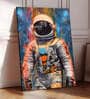 Stretched Canvas Painting Astronaut Starry Night Graffiti Wall Art Home Decor