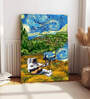 Stretched Canvas Painting Astronaut with Violin Graffiti Wall Art Home Decor