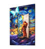 Stretched Canvas Painting Space Astronaut Door way Graffiti Wall Art Home Decor