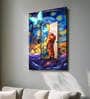 Stretched Canvas Painting Space Astronaut Door way Graffiti Wall Art Home Decor