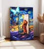 Stretched Canvas Painting Space Astronaut Door way Graffiti Wall Art Home Decor