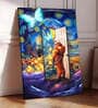 Stretched Canvas Painting Space Astronaut Door way Graffiti Wall Art Home Decor