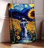 Stretched Canvas Painting Space Astronaut Floral Graffiti Wall Art Home Decor