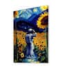 Stretched Canvas Painting Space Astronaut Floral Graffiti Wall Art Home Decor