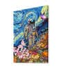 Stretched Canvas Painting Space Astronaut Graffiti Butterfly Wall Art Home Decor