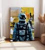 Stretched Canvas painting Space Astronaut Graffiti Butterfly Wall Art Home Decor