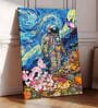 Stretched Canvas Painting Space Astronaut Graffiti Butterfly Wall Art Home Decor