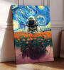 Stretched Canvas painting Space Astronaut Graffiti Foral Wall Art Home Decor
