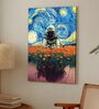 Stretched Canvas painting Space Astronaut Graffiti Foral Wall Art Home Decor