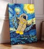 Stretched Canvas Painting Space Astronaut on Moon Graffiti Wall Art Home Decor