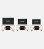 Striado TV Unit in Walnut & White Finish