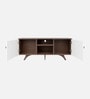 Striado TV Unit in Walnut & White Finish
