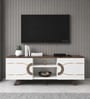 Striado TV Unit in Walnut & White Finish