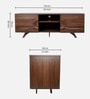 Striado TV Unit in Walnut