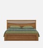Stride Queen Size Bed Box In Classic Oak Finish