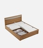 Stride Queen Size Bed Box In Classic Oak Finish